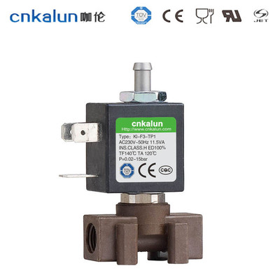 cnkalun咖伦电磁泵KL-F3-TP1两位三通电磁阀欧美UL多国认证品质