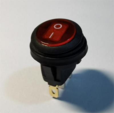 KCD1-F3N防水船型开关圆形带灯CQC、TUV、CE、CB认证