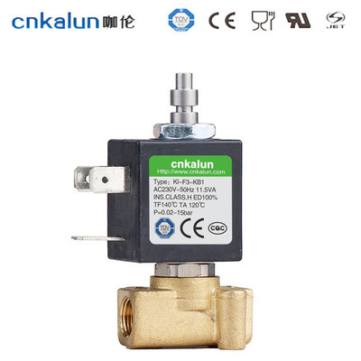 cnkalun咖伦电磁泵KL-F3-KB1两位三通电磁阀欧美UL多国认证品质