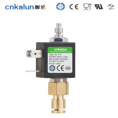 cnkalun咖伦电磁泵KL-F13-K两位两通电磁阀欧美UL多国认证品质