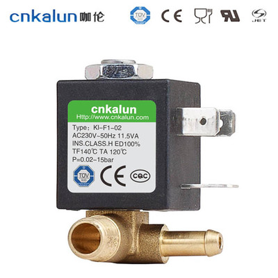 cnkalun咖伦电磁泵KL-F1-02两位两通电磁阀欧美UL多国认证品质