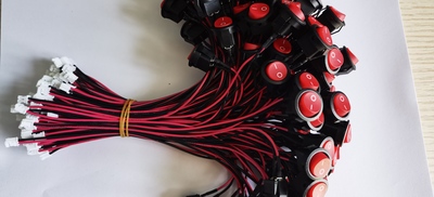 一体式开关连接线端子热缩管部件