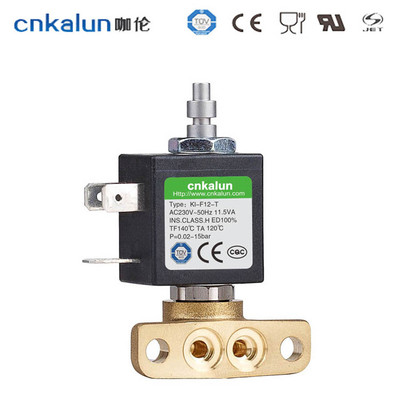 cnkalun咖伦电磁泵KL-F12-K两位三通电磁阀欧美UL多国认证品质
